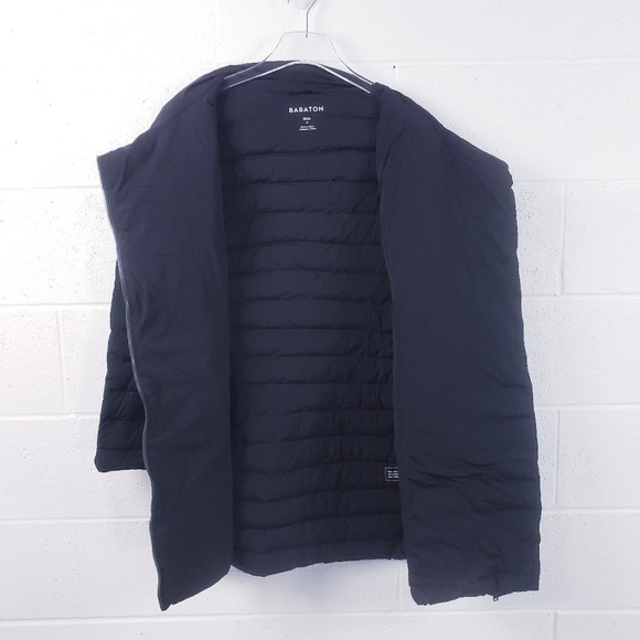 Babaton‎ Aritzia Reza Puffer Jacket Black Goose Down Full Zip Size Medium - Picture 3 of 9